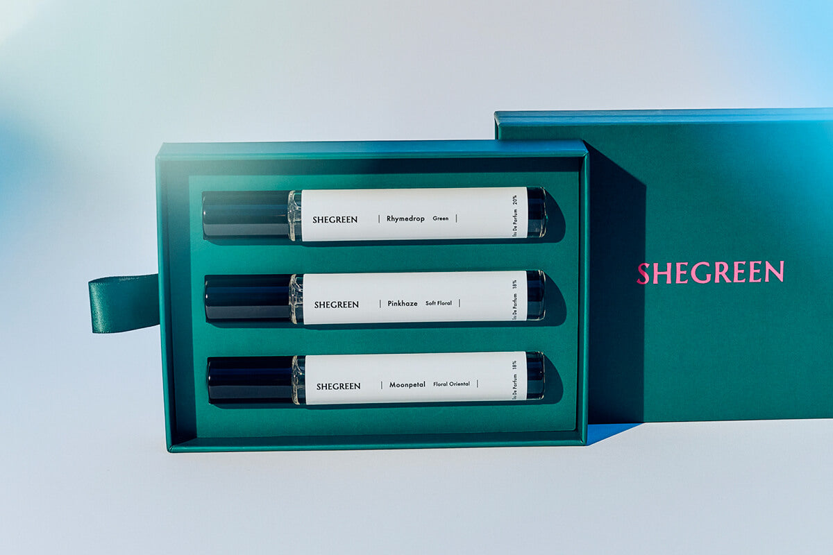 SHEGREEN 香水セット 9mL×3 定価12600円 ALL ITEMS | SHEGREEN 公式オンラインストア